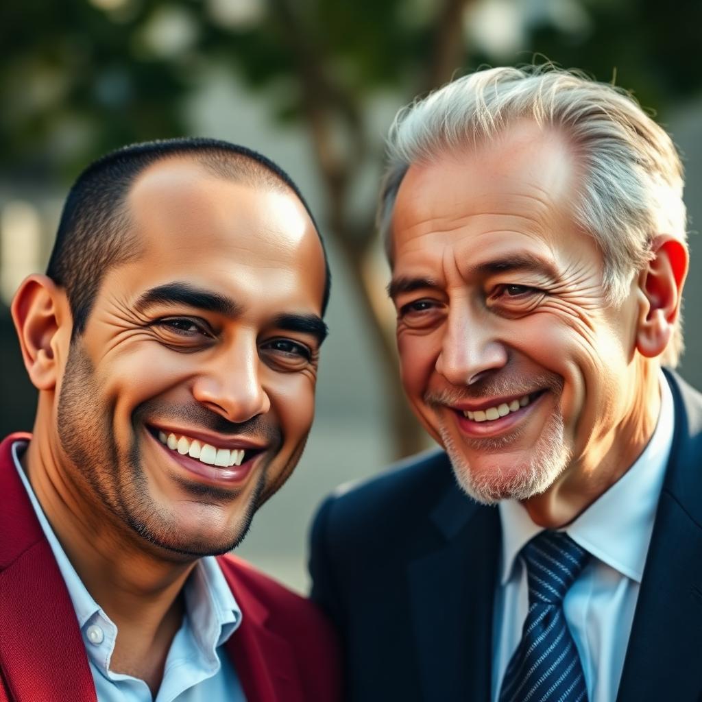 Exemplo fictício do estilo Selfie especial gerado por inteligência artificial